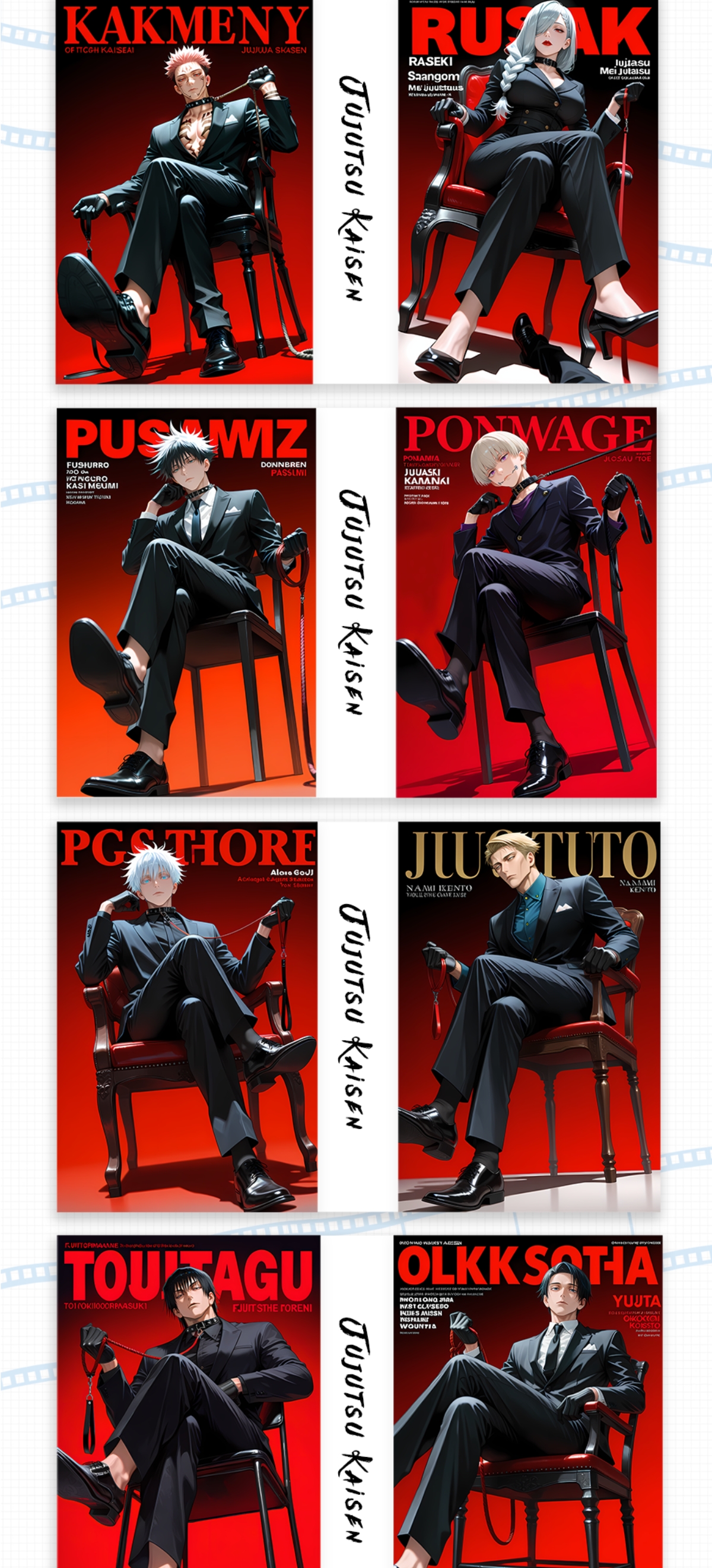 【禾里文创咒术回战全亚克力色纸第一弹】