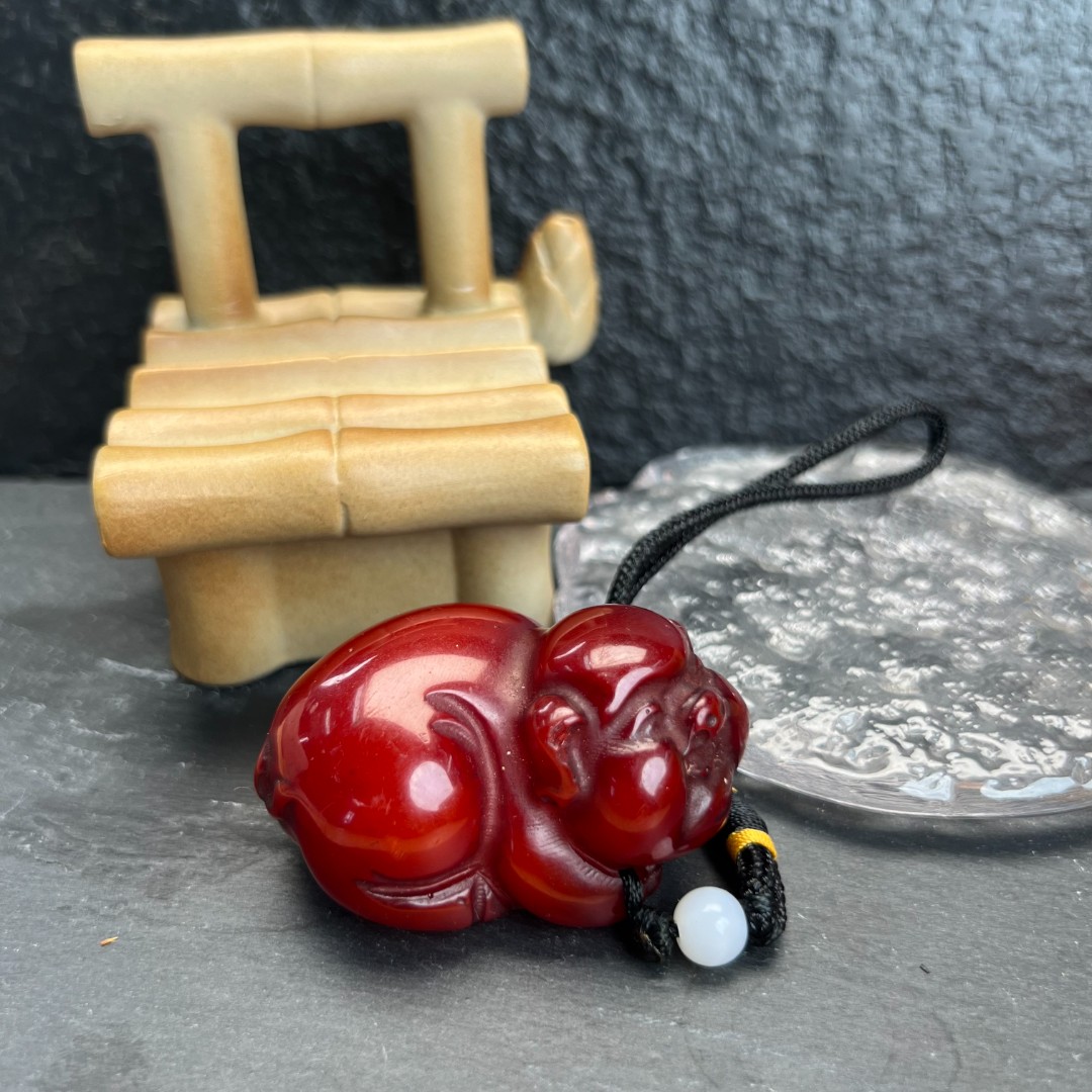 xz玲集单圈甄选小猪手把件