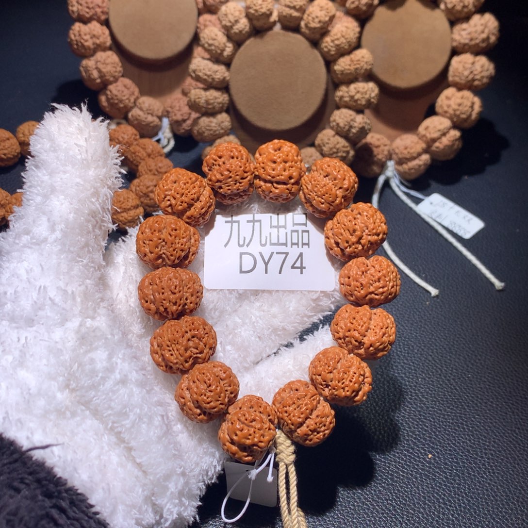 花****金刚菩提手串24尺寸五面龙