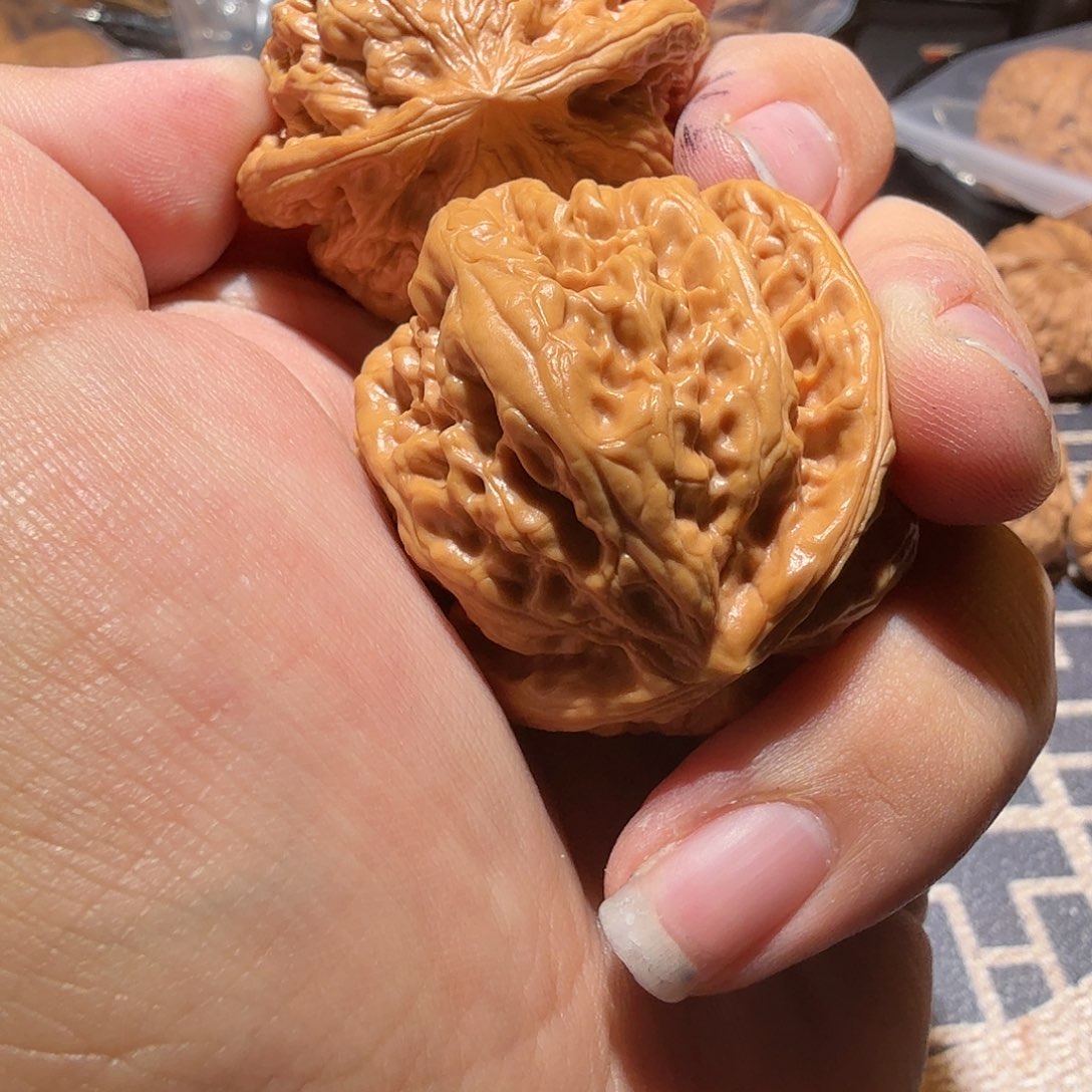 文玩核桃吊坠平谷九龙