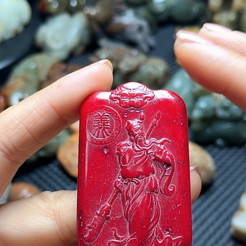 白玉菩提吊坠摆件