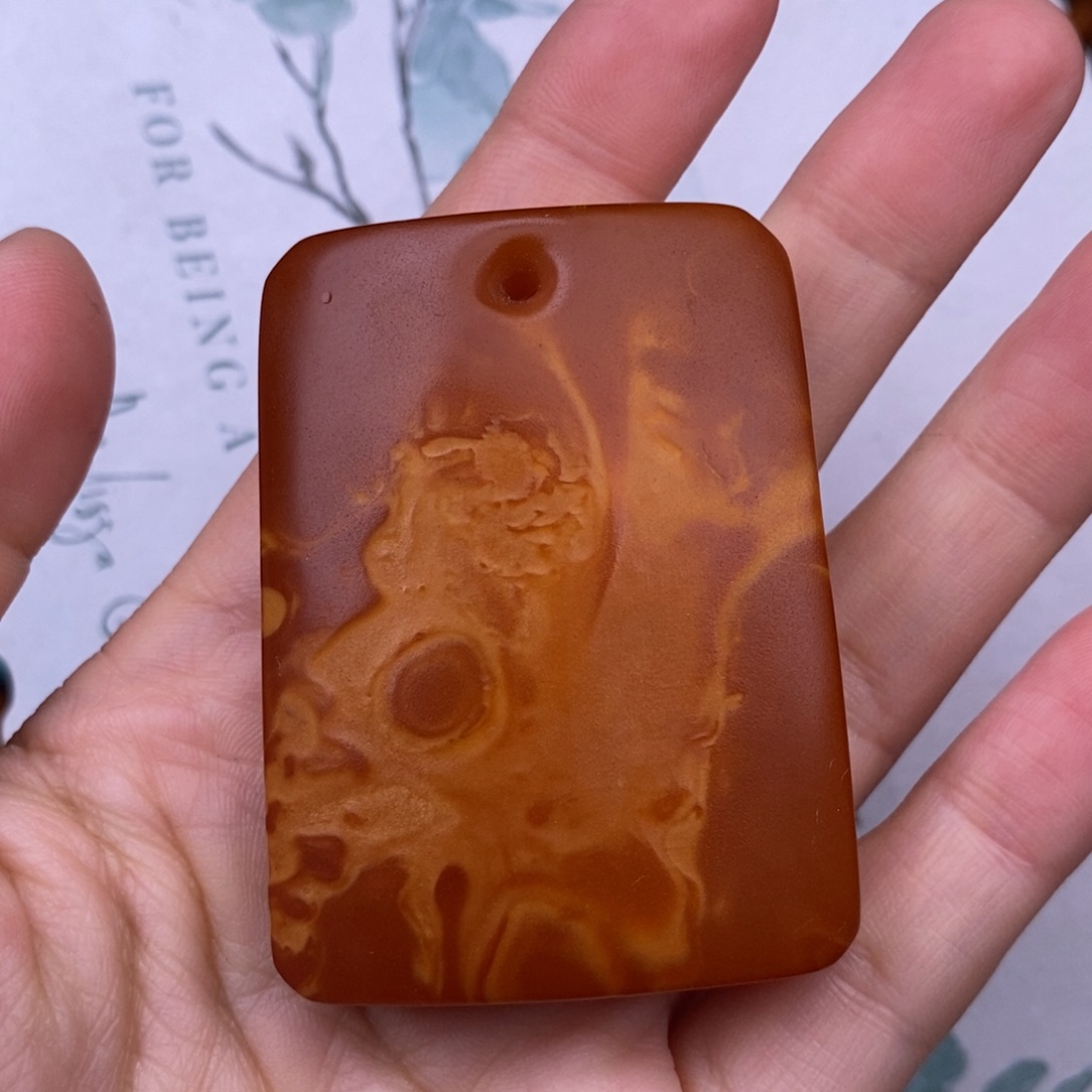 蜜蜡裸石未镶嵌蜜蜡