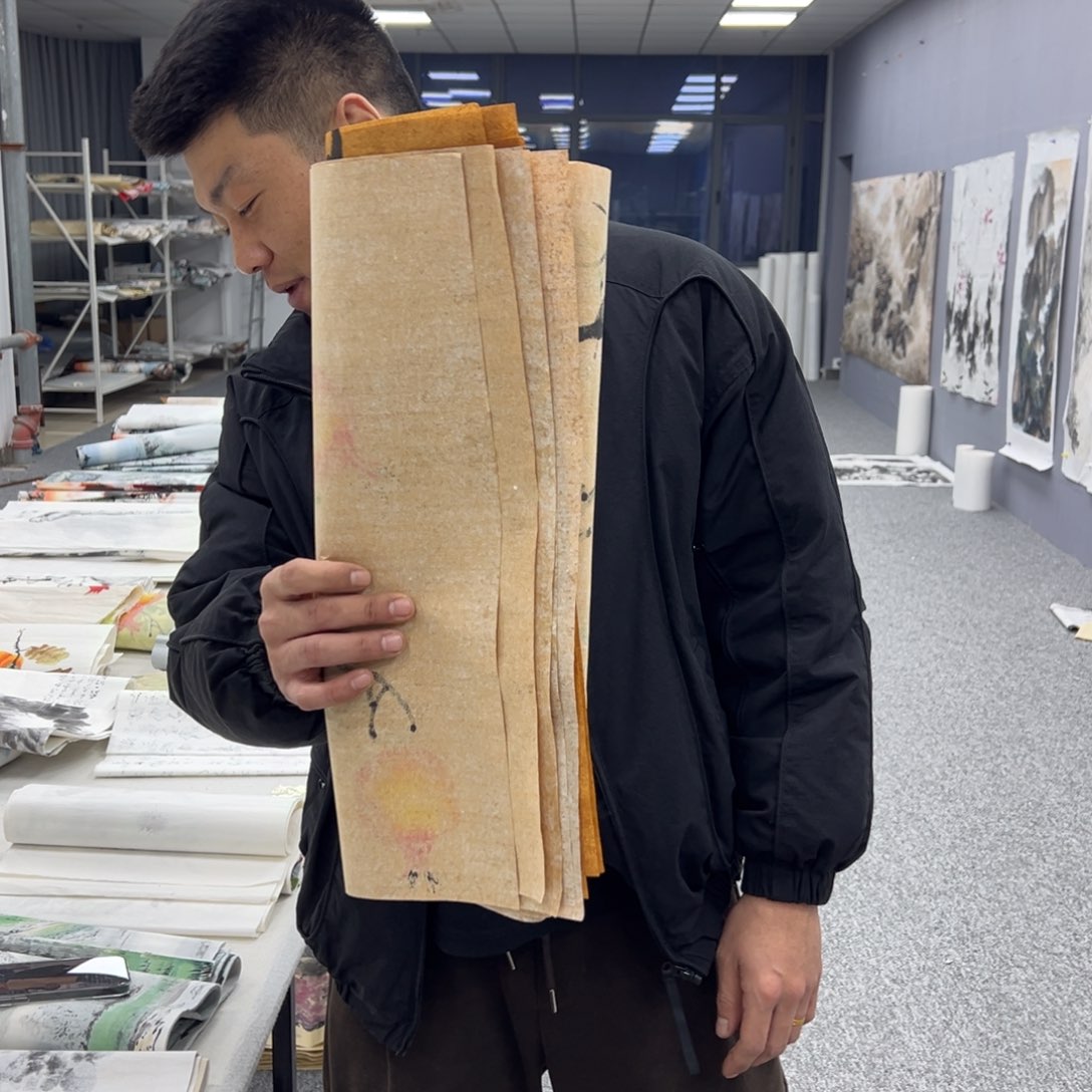 国画纯手绘字画宣纸