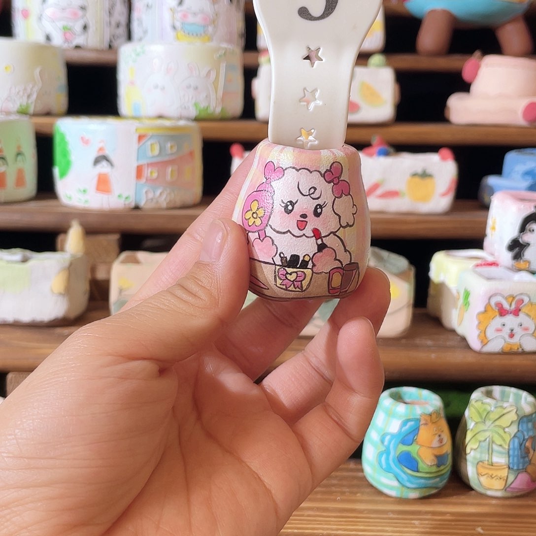 3……手工手绘花盆