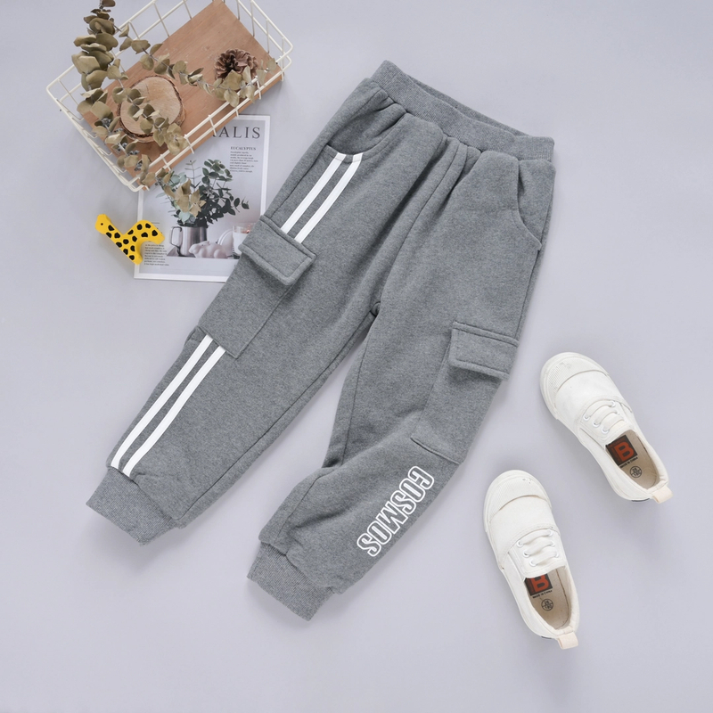 【优子壹家上新】2025儿童冬季休闲裤洋气针织收脚口棉裤141821