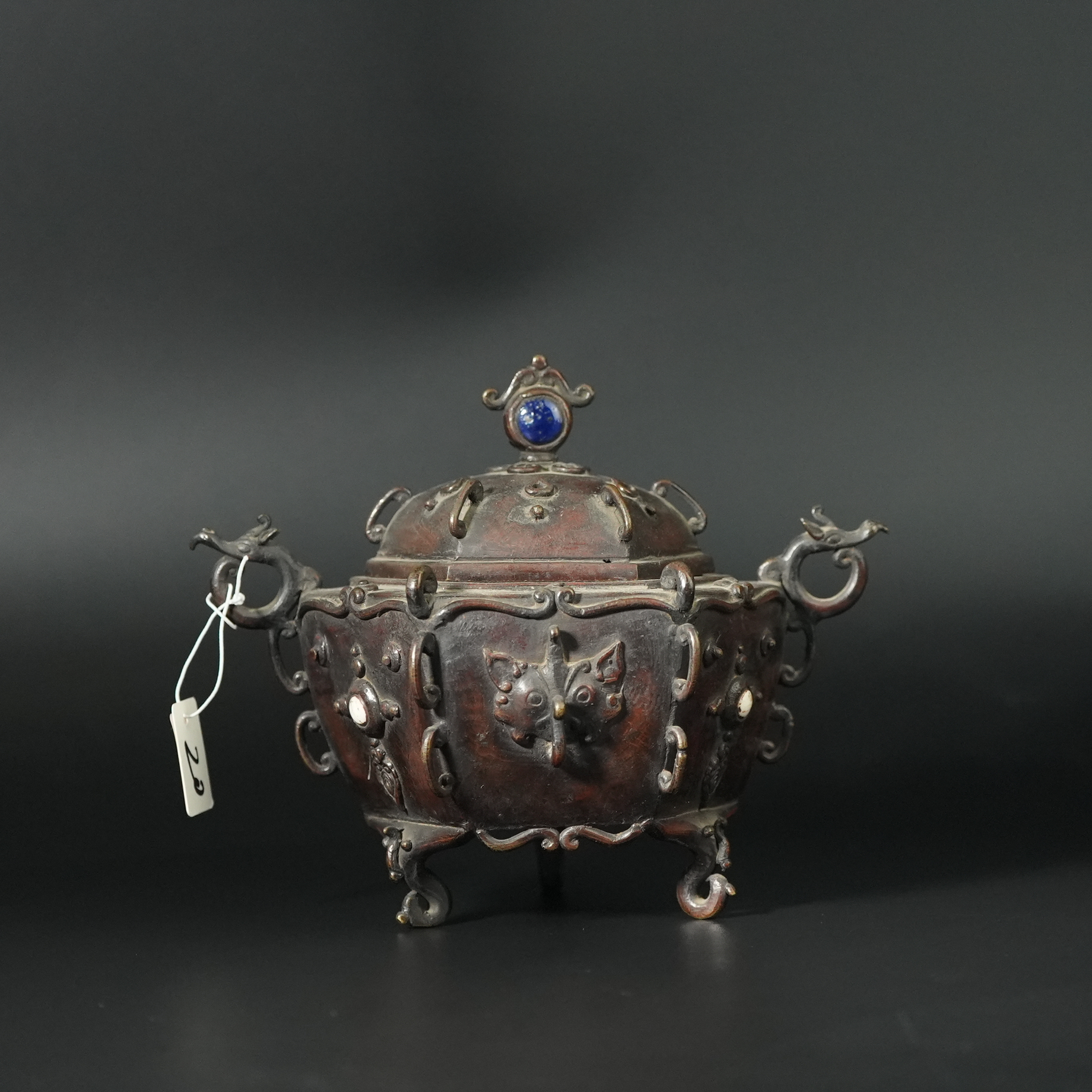 二十世纪环耳铜香炉【铜杂精选】TMSY2411242020