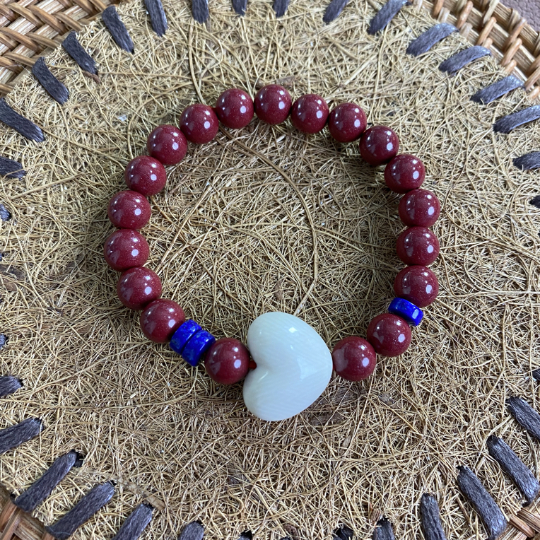 含辰砂工艺品精品朱砂手串设计款