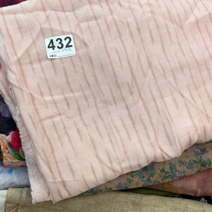 麻432真丝面料1米