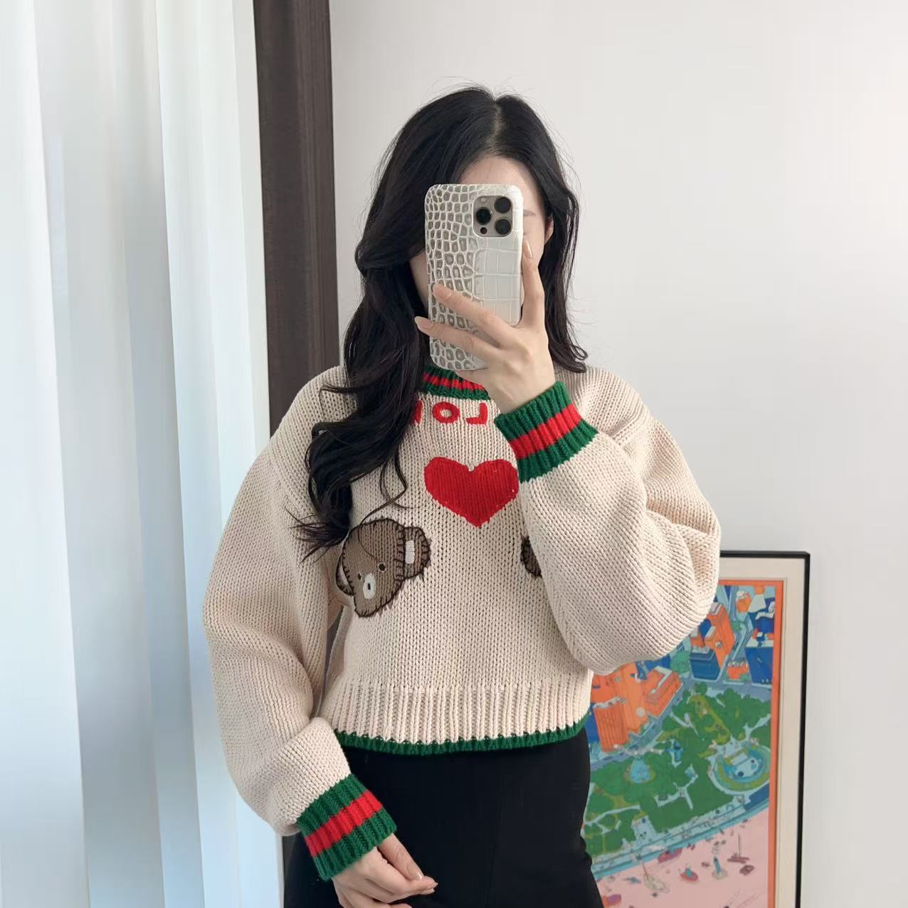 95新 GUCCI/古驰 针织毛衣xs码/251109WYNTT02