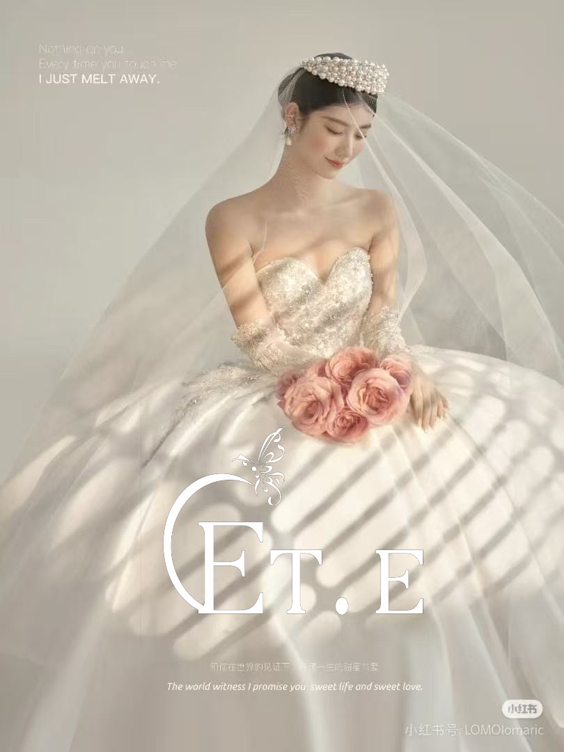 ETE16581皇冠手作珍珠气质闪耀法式公主韩式新娘结婚婚纱礼服头饰