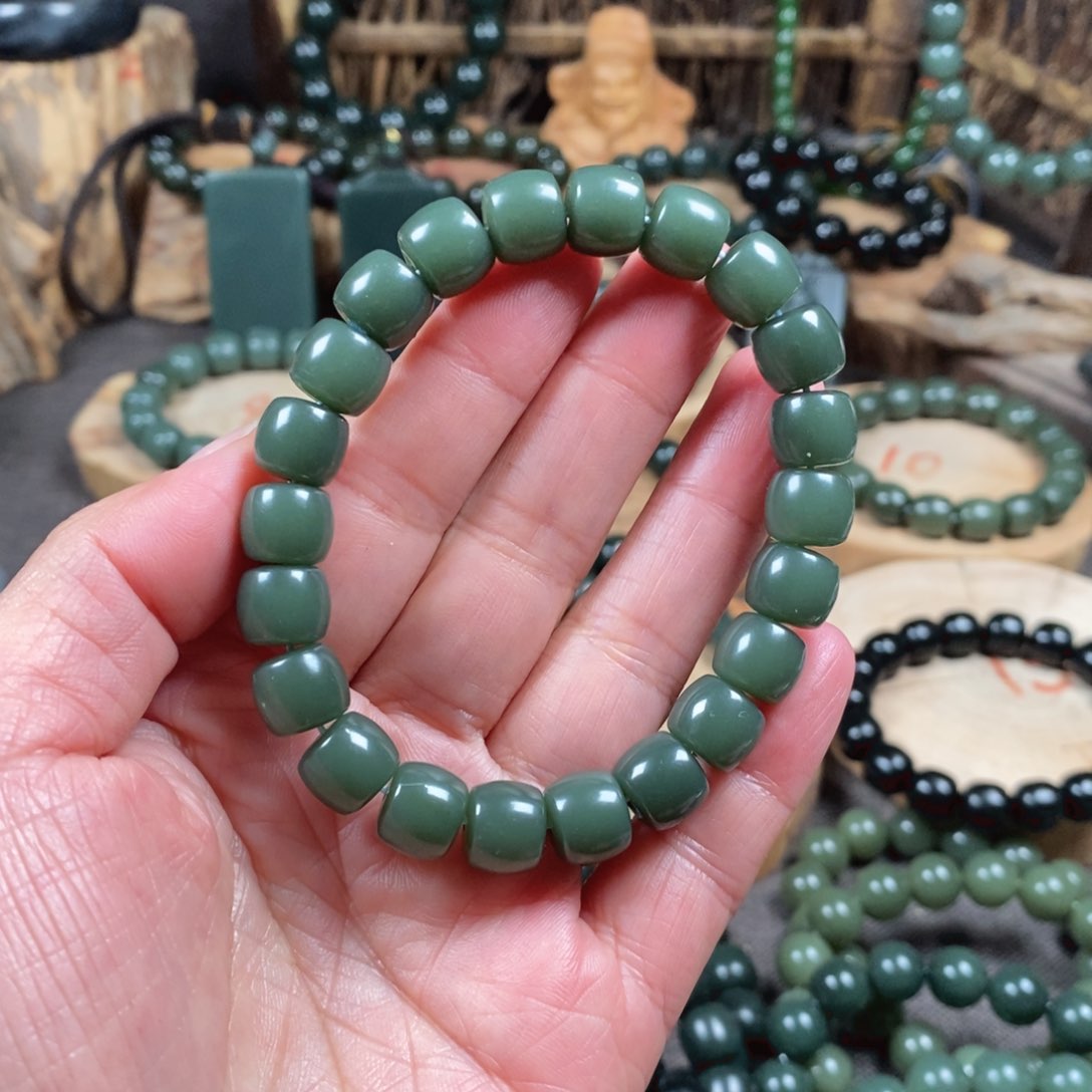 和田玉手链未镶嵌