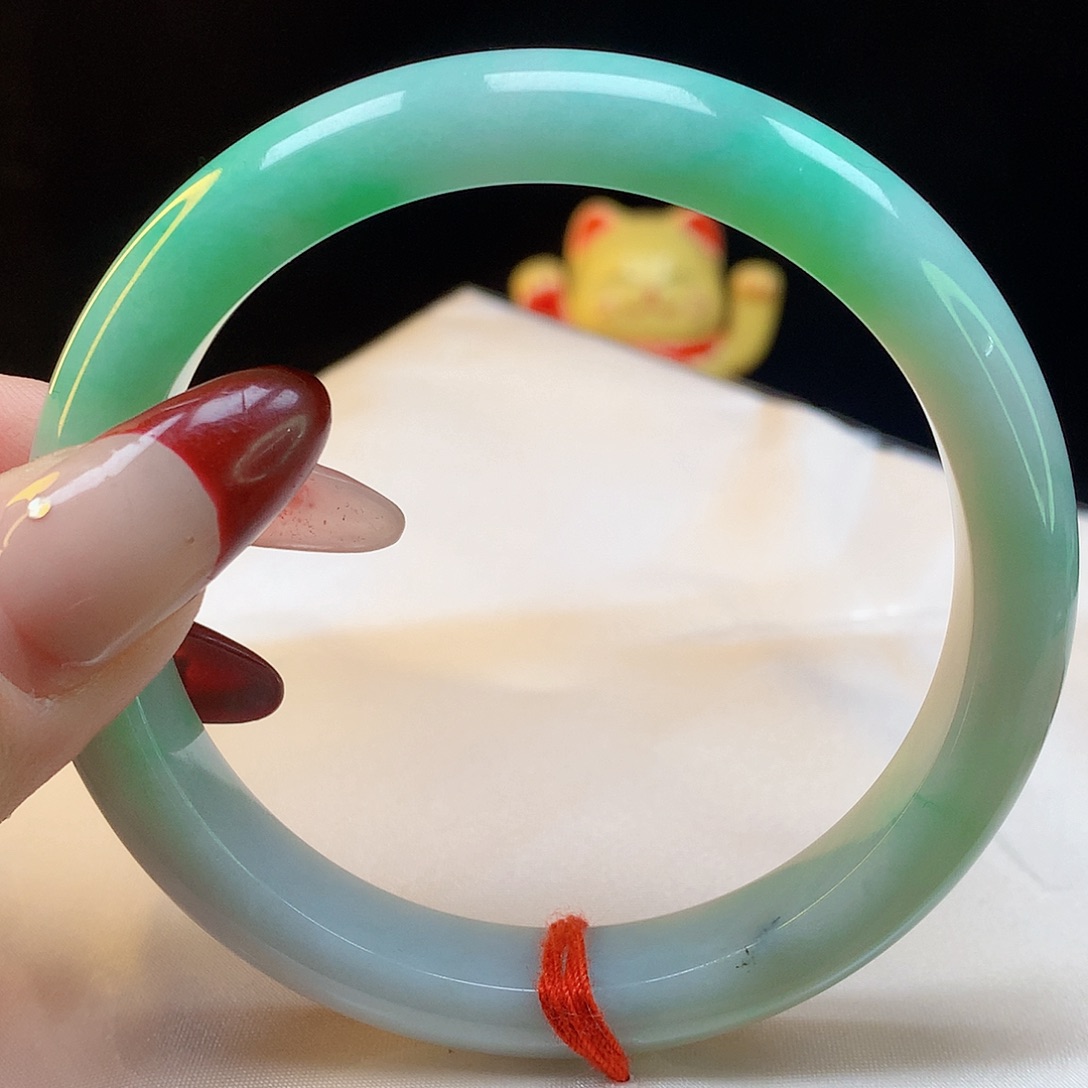 翡翠手镯未镶嵌天然翡翠5163