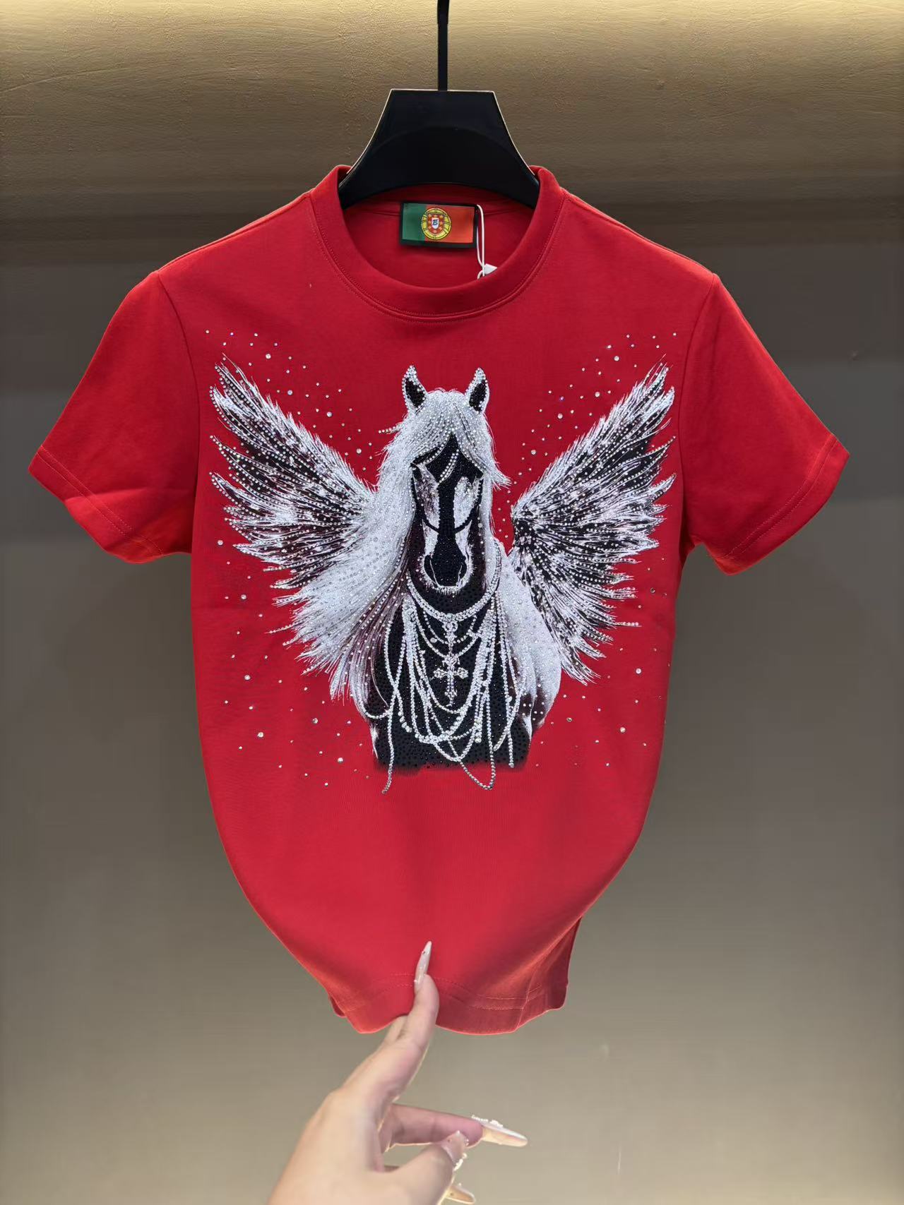 男士冬季新款轻奢休闲百搭修身时尚半袖K988