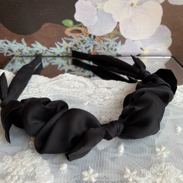 Y220温柔甜美气质蝴蝶结发箍