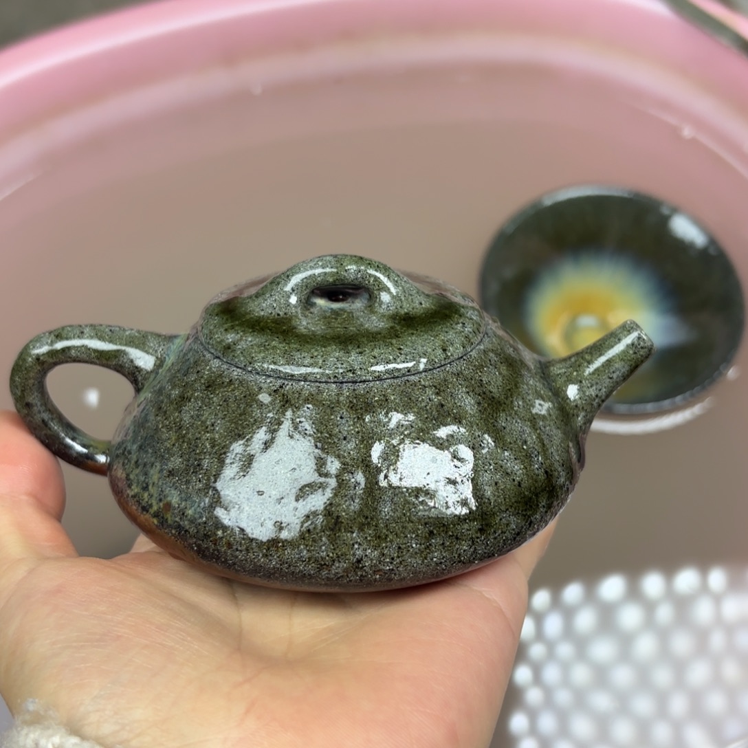 刘***生紫砂茶壶柴烧紫砂石瓢