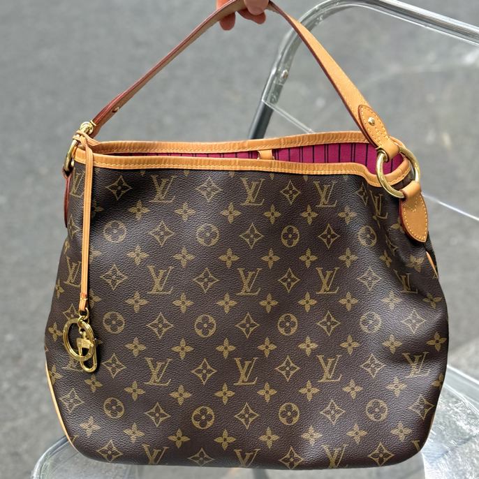 95新 LouisVuitton/路易威登 老花delightful腋下包 经典百搭