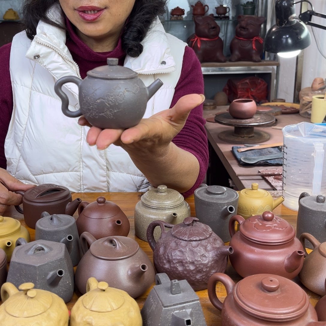 茶壶紫砂宜兴紫砂工艺精良