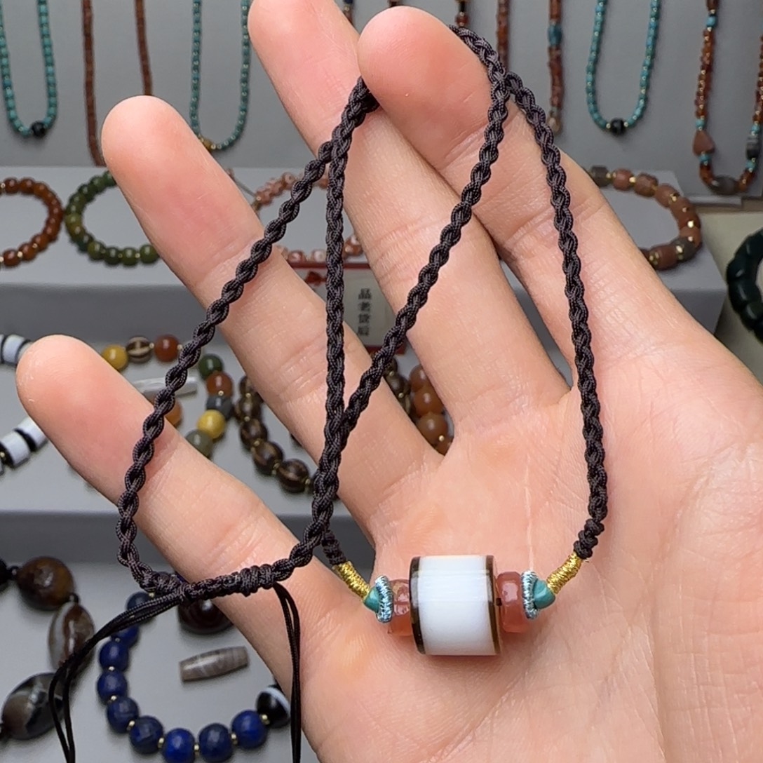 文***轩玛瑙/玉髓未镶嵌吊坠(不含链)