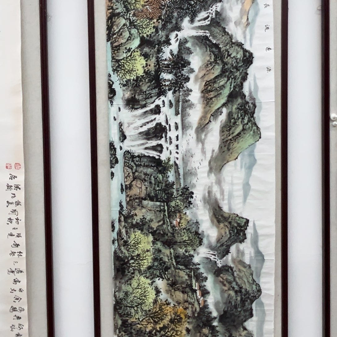 国画绘画作品多次参加全国美展