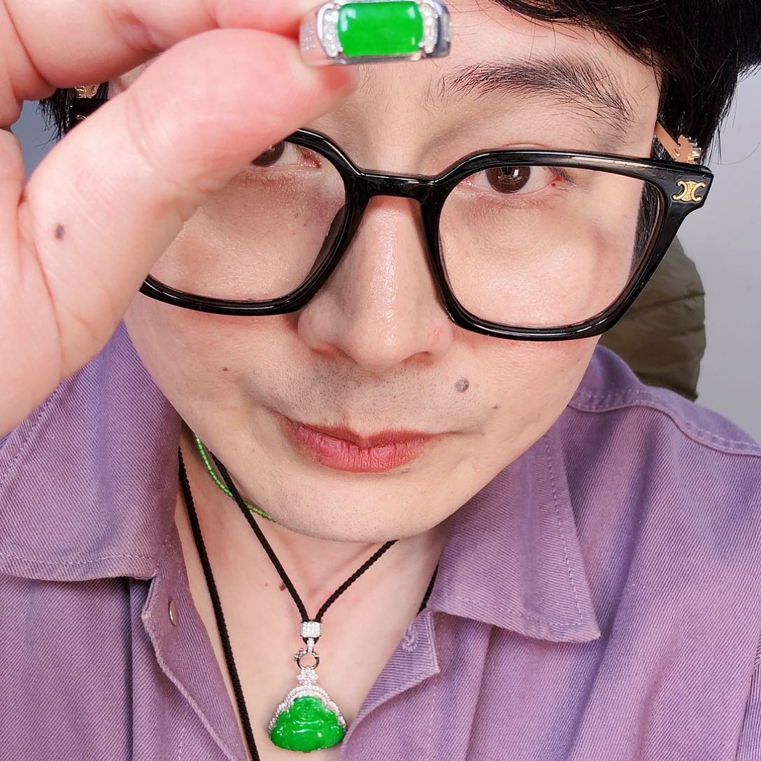 翡翠颈饰未镶嵌一个