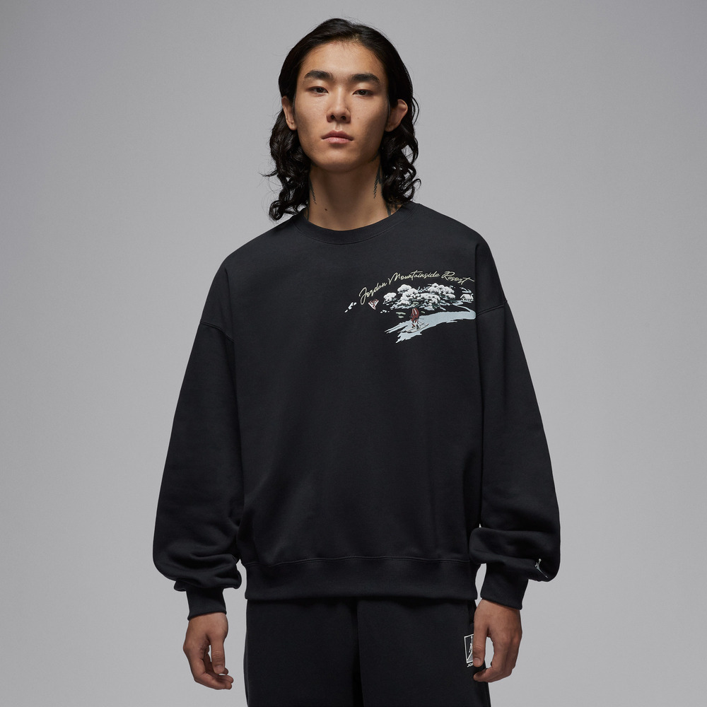 NIKE耐克2025秋男子AJ简约时尚套头衫SNOWSCAP圆领卫衣IM6318-010