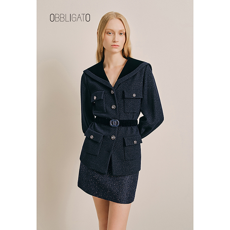 OBBLIGATO奥丽嘉朵秋季1C34310090/1C34350050外套