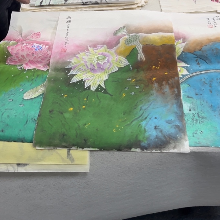 国画宣纸纯手绘字画