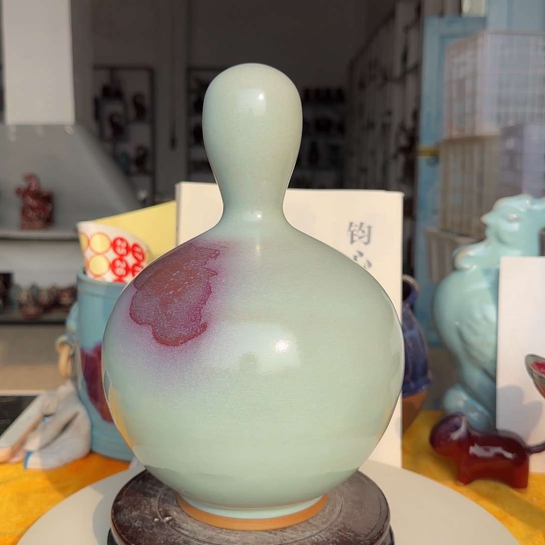 摆件陶郑家钧窑摆件