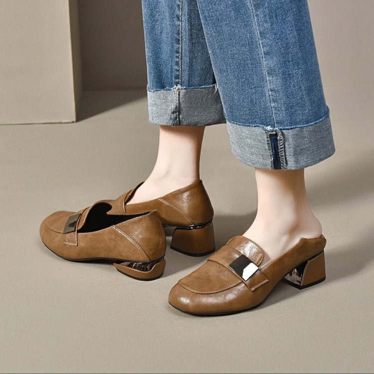 【粉咝团专享一人①双】品牌补贴，专柜直发新人补贴乐福鞋英伦风