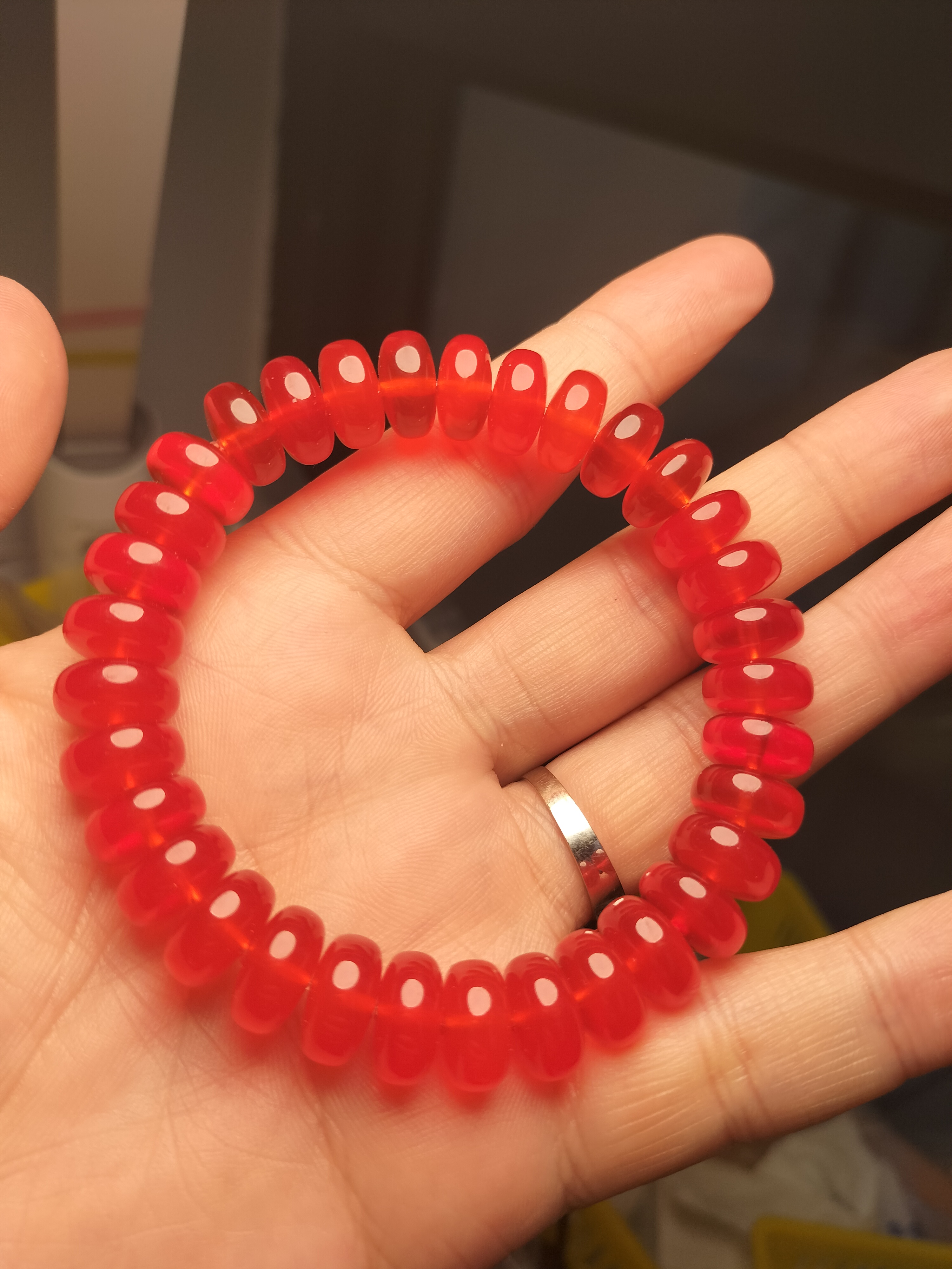 非金属木质手链 青鱼石手串 精品