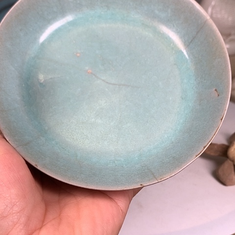 盘安**得清凉寺汝窑标本