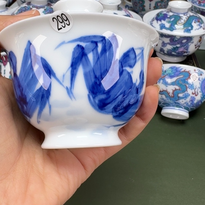 沙沙手工手绘茶具299