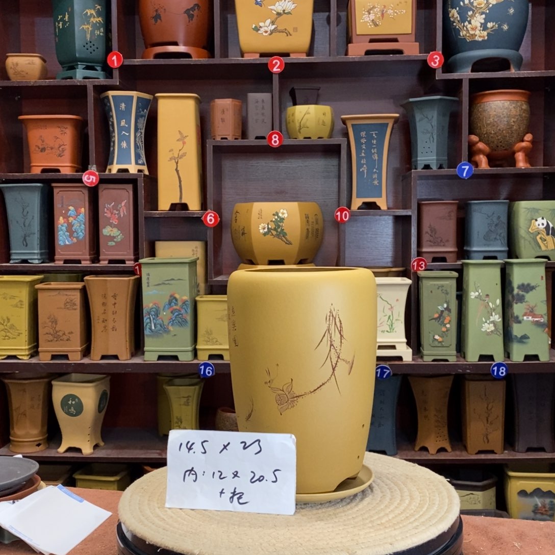 紫砂花盆紫砂艺术