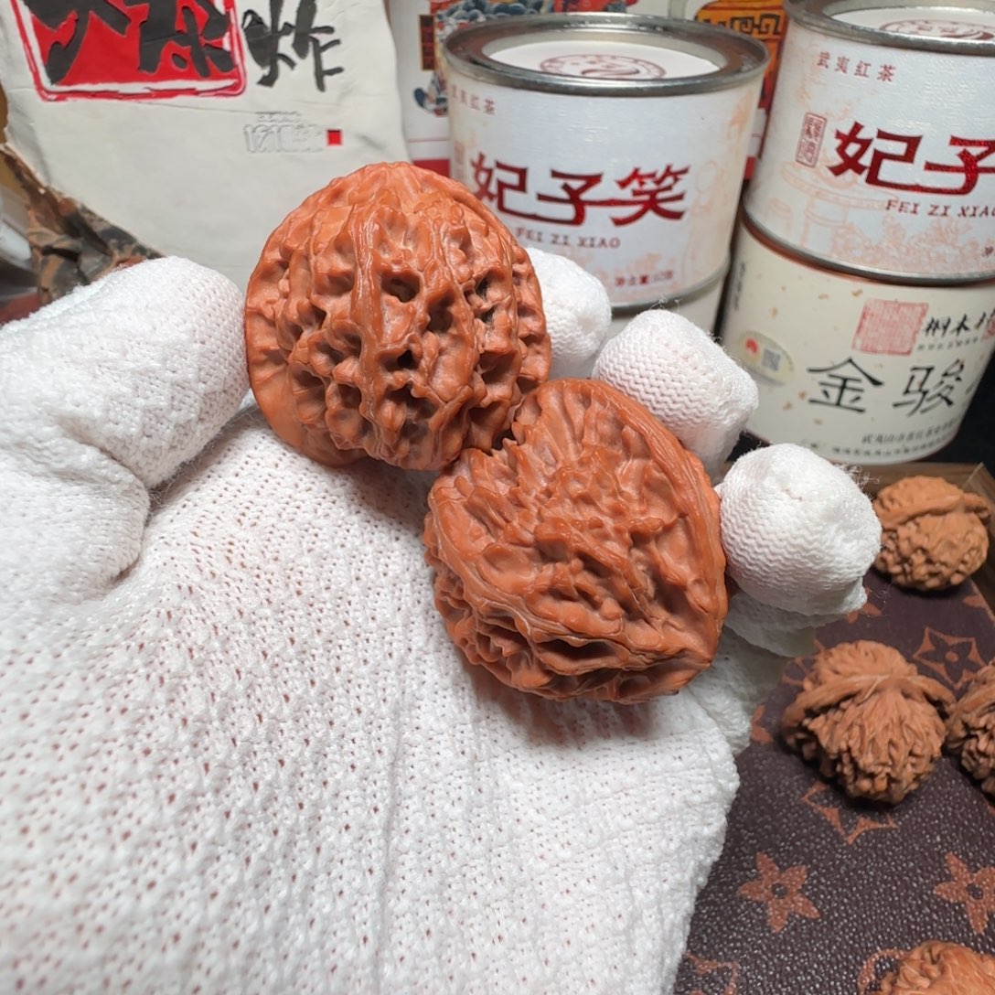 淮***改文玩核桃吊坠苹果