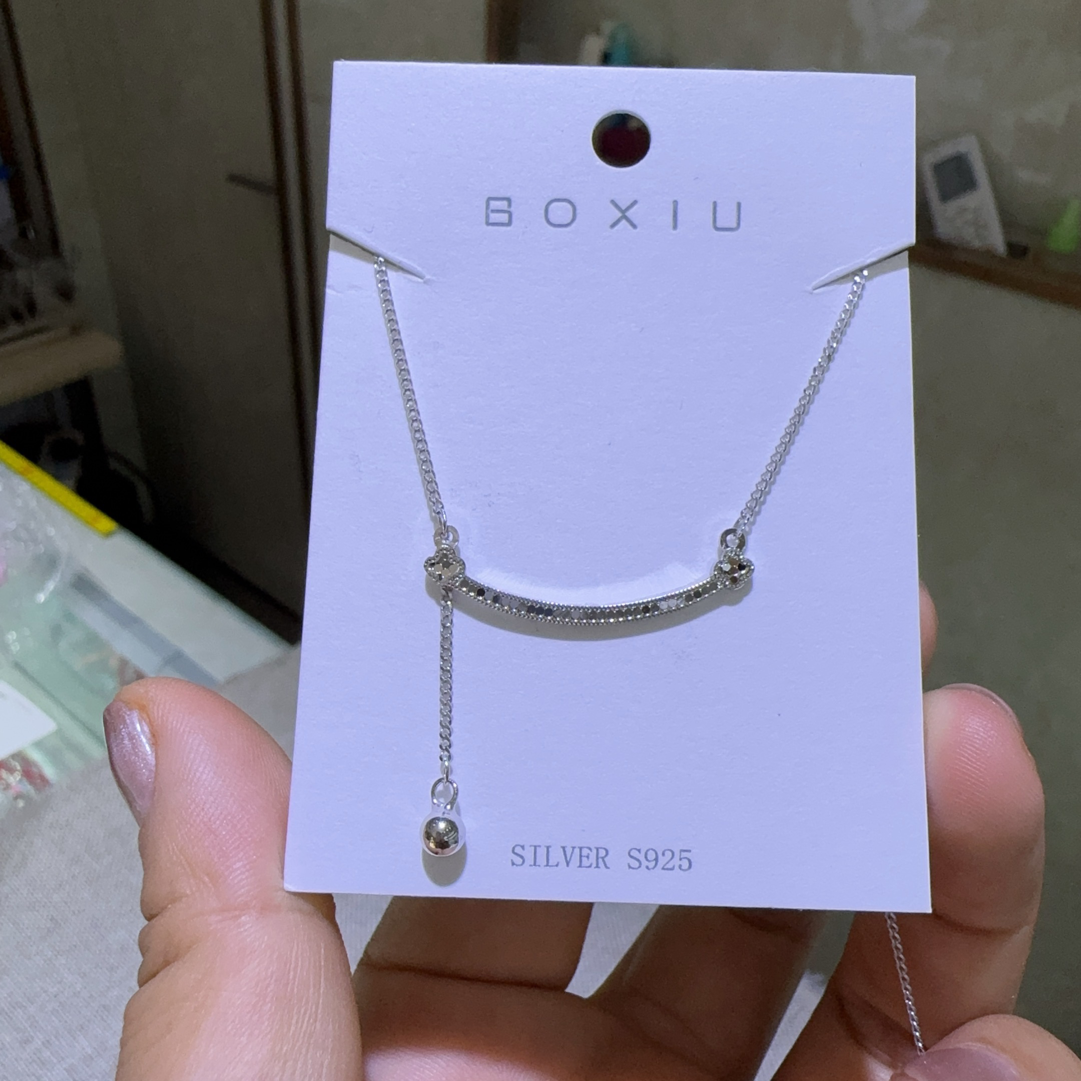 坠链均925银 胖女麻女 S925银套链 链长40+5cm