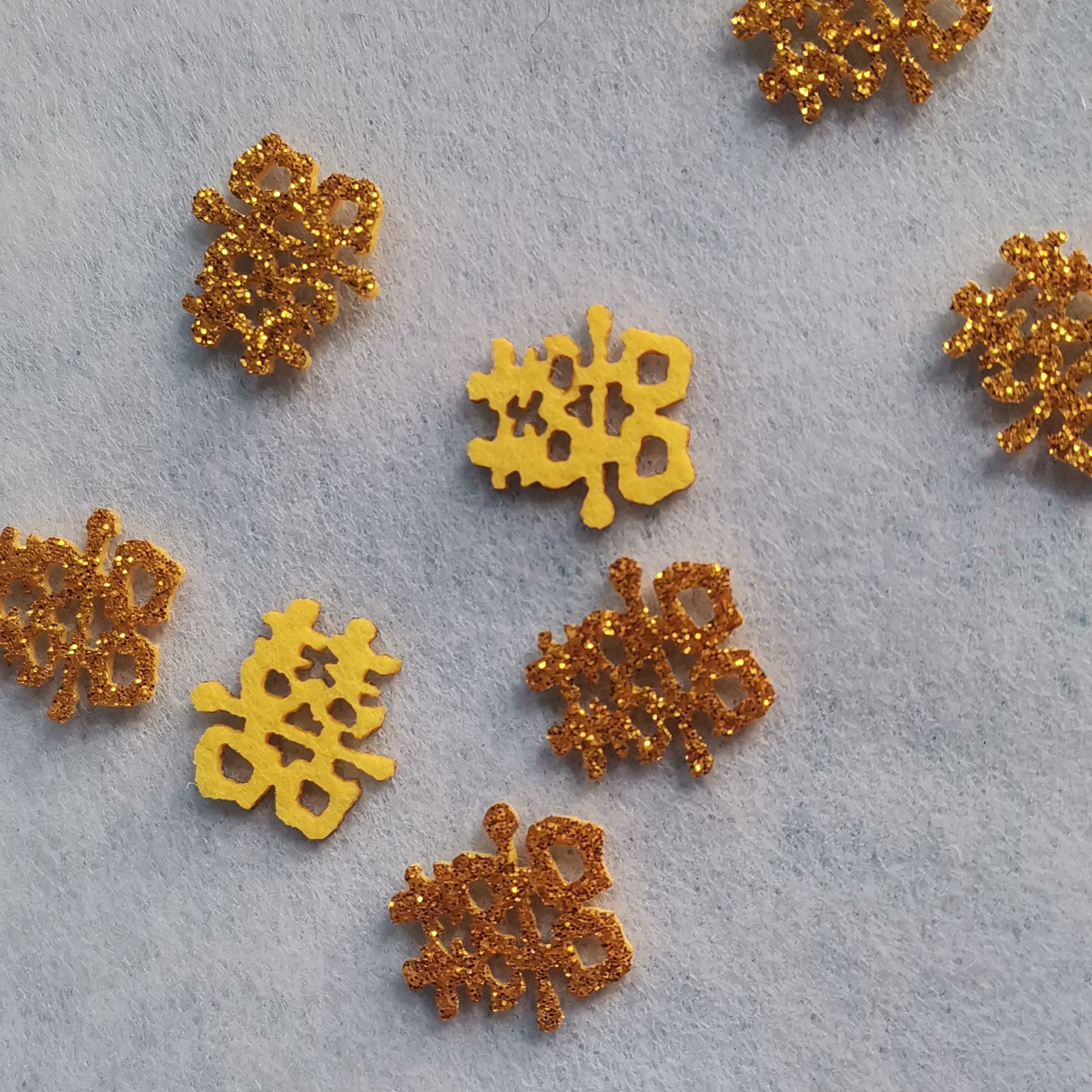 精美贴片闪粉平安福金字装饰佳品