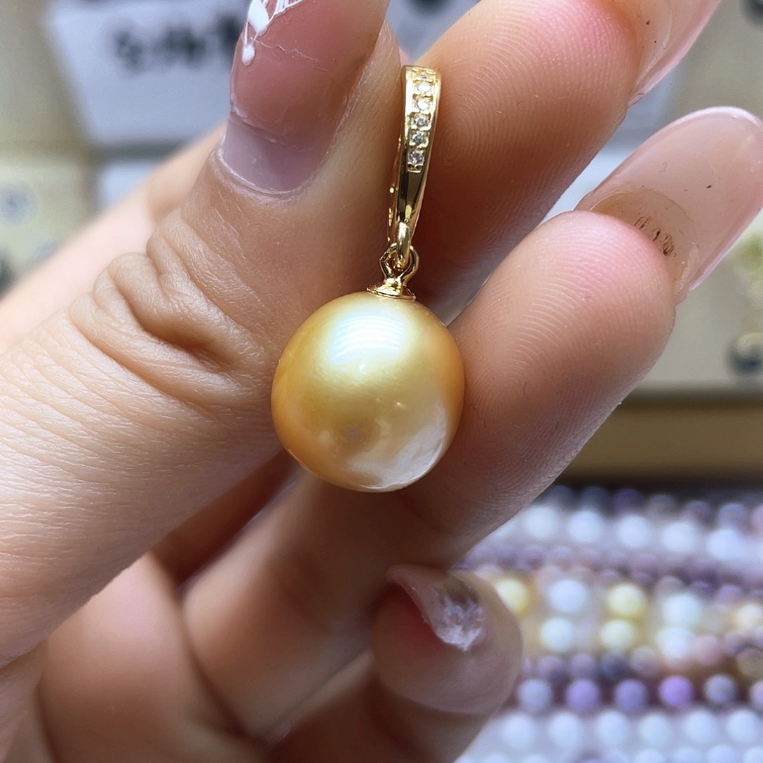 海水珍珠颈饰银S925镶嵌