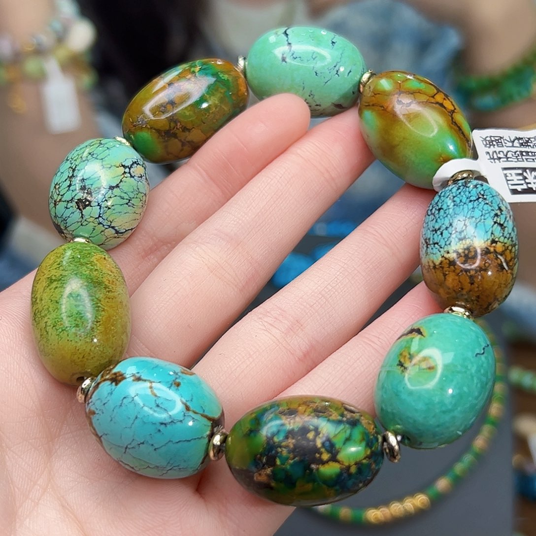 绿松石珠宝奇石未镶嵌