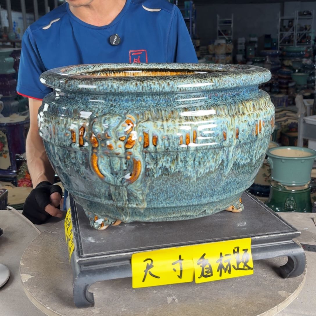 一风堂石湾花盆 内26*18