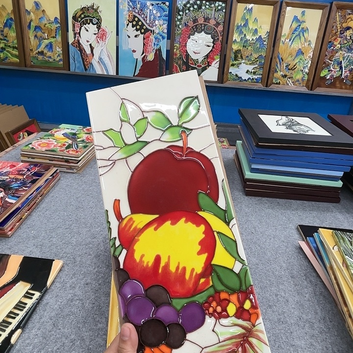 陶瓷板画15/40微瑕