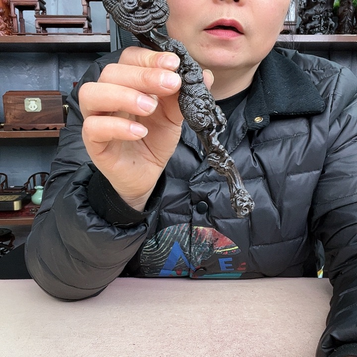 乌木类端景台小李子红木工艺品