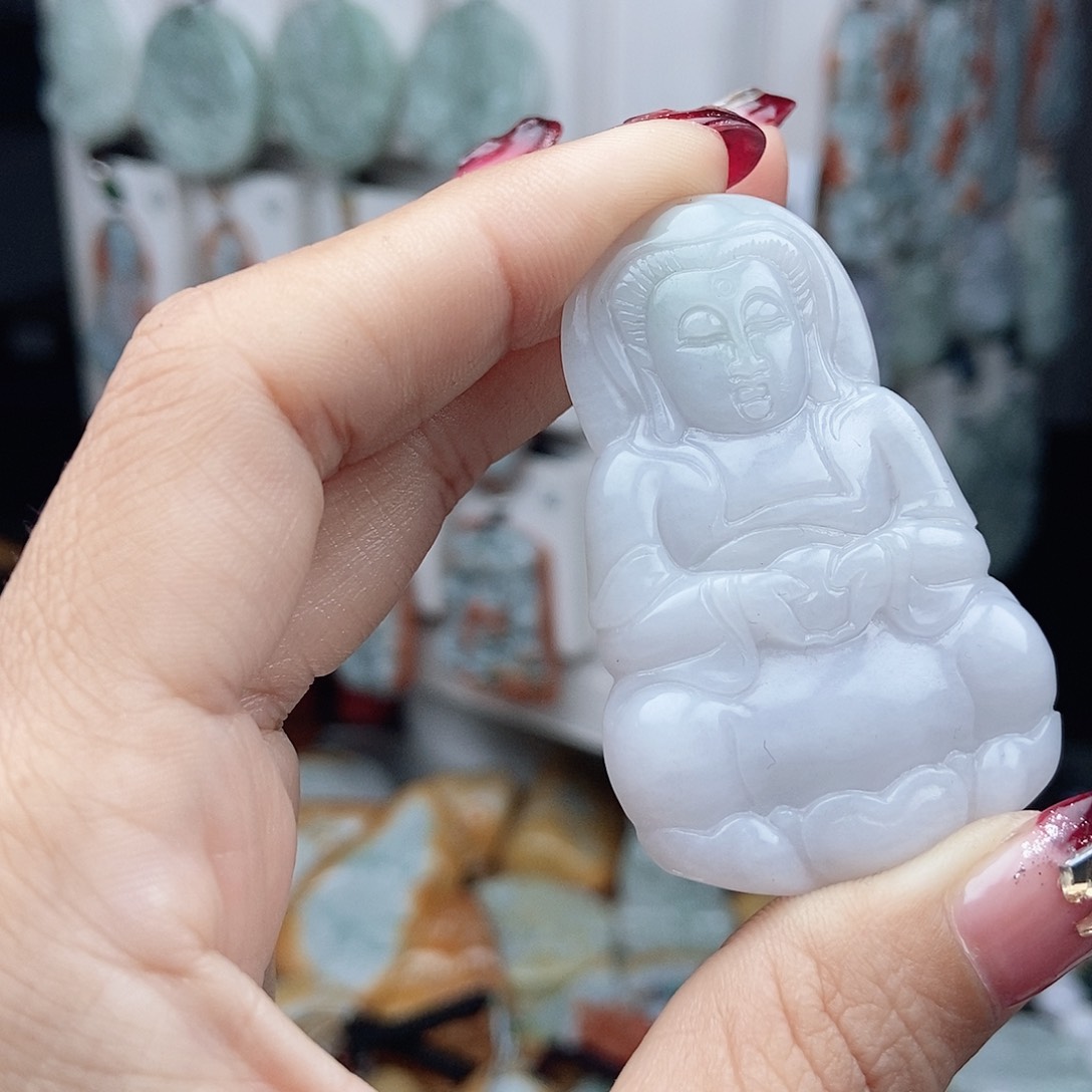 翡翠颈饰14K金镶嵌翡翠
