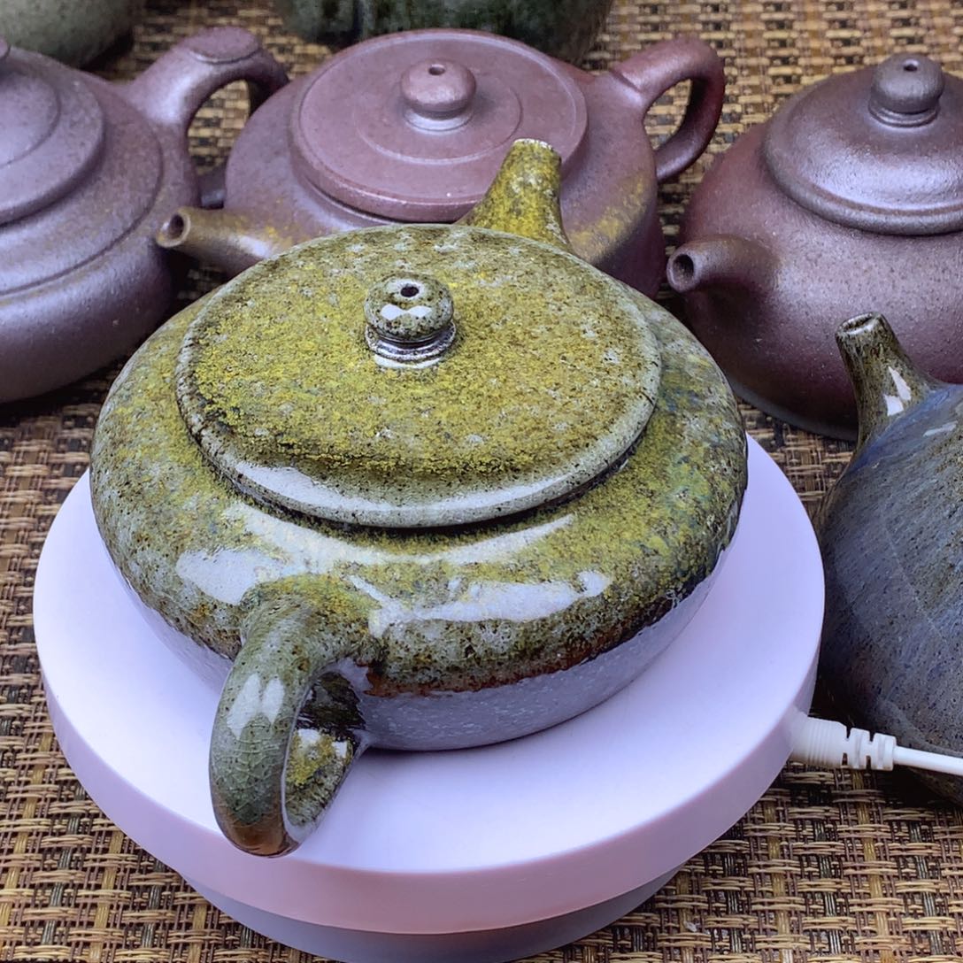 娇***虎茶壶紫砂新粉福利