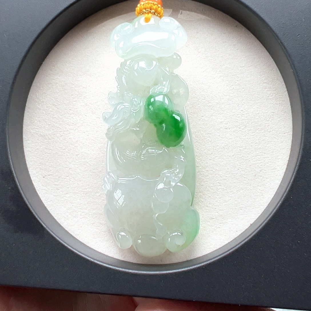 颈饰未镶嵌翡翠龙