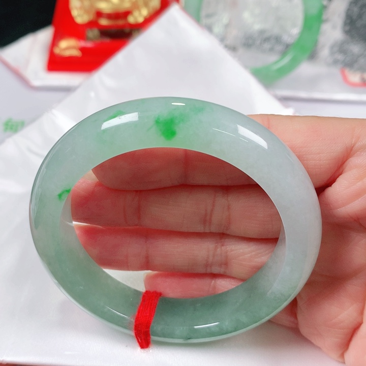 未镶嵌手镯翡翠  编号F1303 正圈54