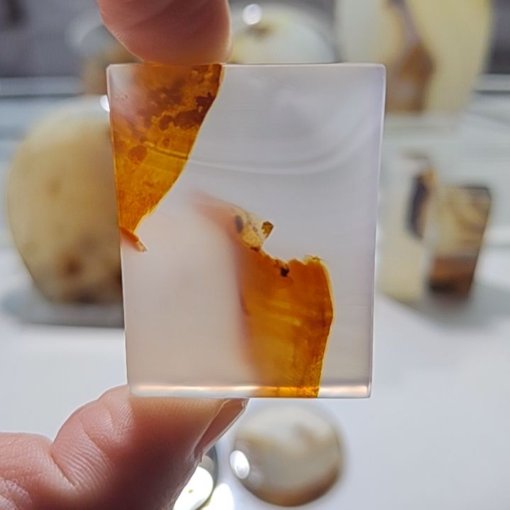 玛瑙/玉髓未镶嵌吊坠(不含链)104号