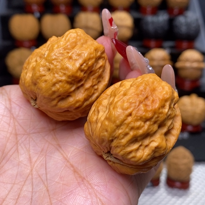 文玩核桃把件龙脊妖蝉44号