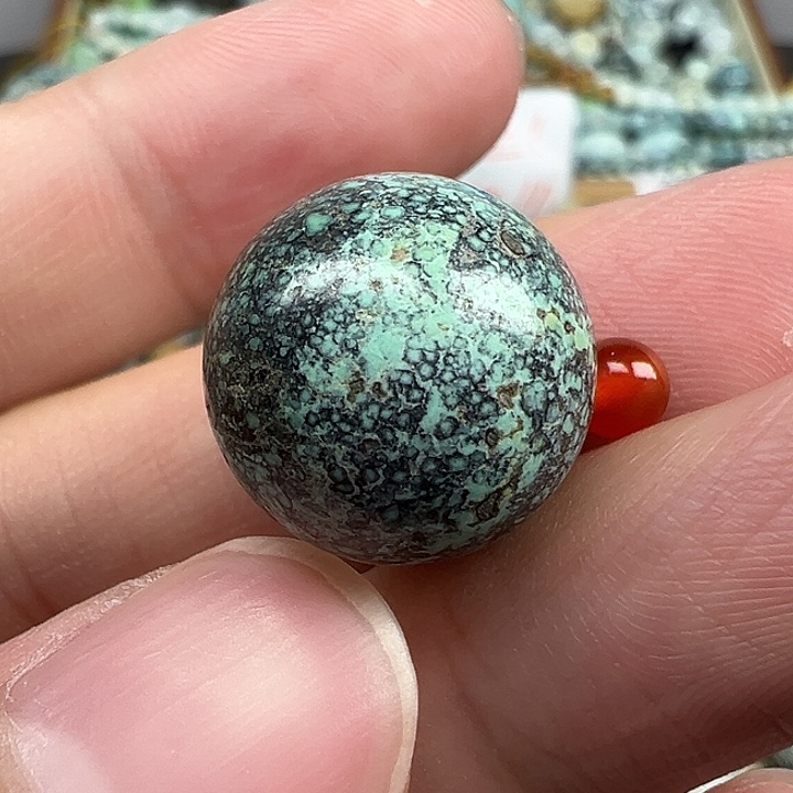 南红玛瑙配饰未镶嵌卡15.8