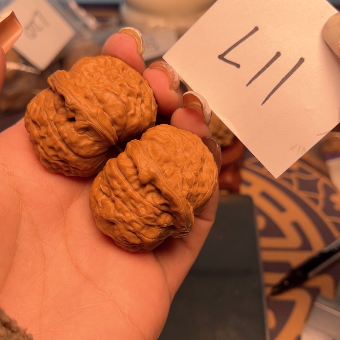 文玩核桃把件少*家南瓜墩41