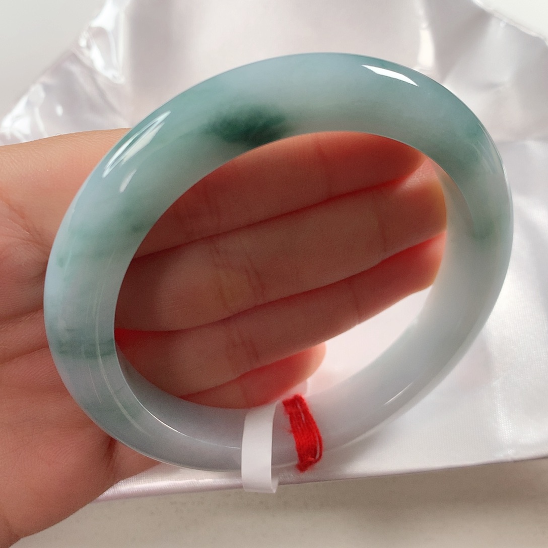 翡翠手镯未镶嵌 正圈①⑤⑦